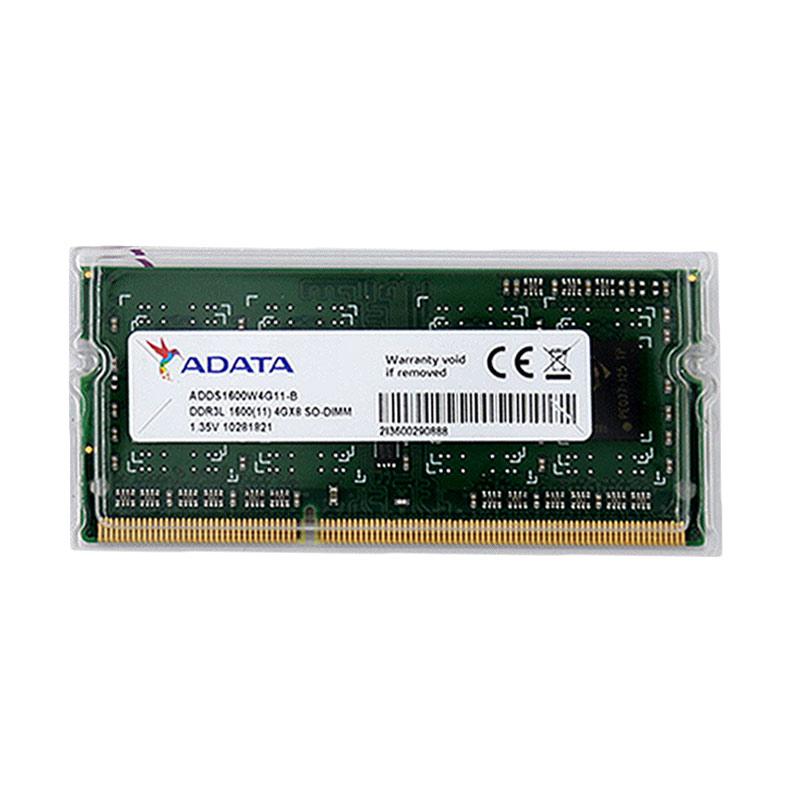 Jual Adata So Dimm Memori Ram Original Ddr3l 1600 4gb Online Desember 2020 Blibli