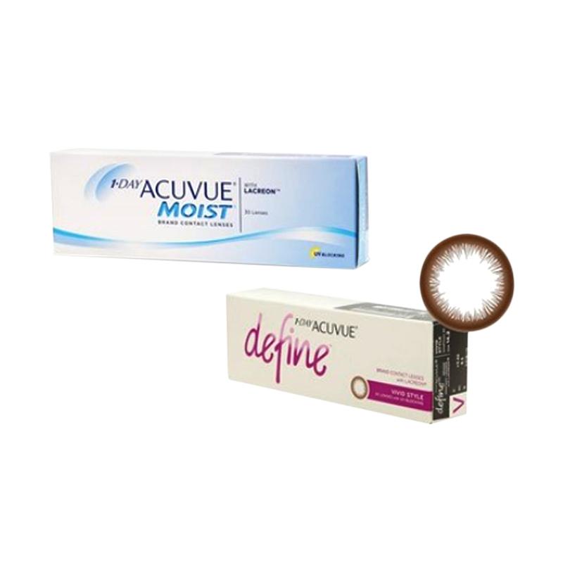 Jual 1 Day Acuvue Moist Acuvue Define Vivid Style Paket Softlens Terbaru November 2021 Harga Murah Kualitas Terjamin Blibli