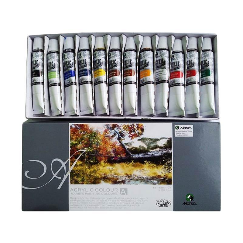 Jual Maries Cat Akrilik 12 Tubes Online September 2020 Blibli Com