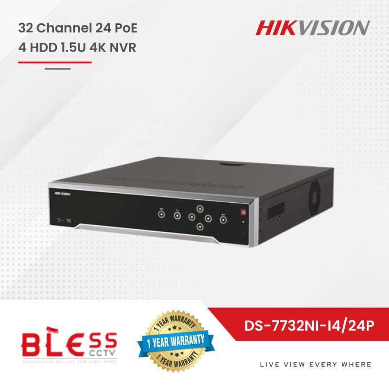 Nvr hikvision 2025 24 channel