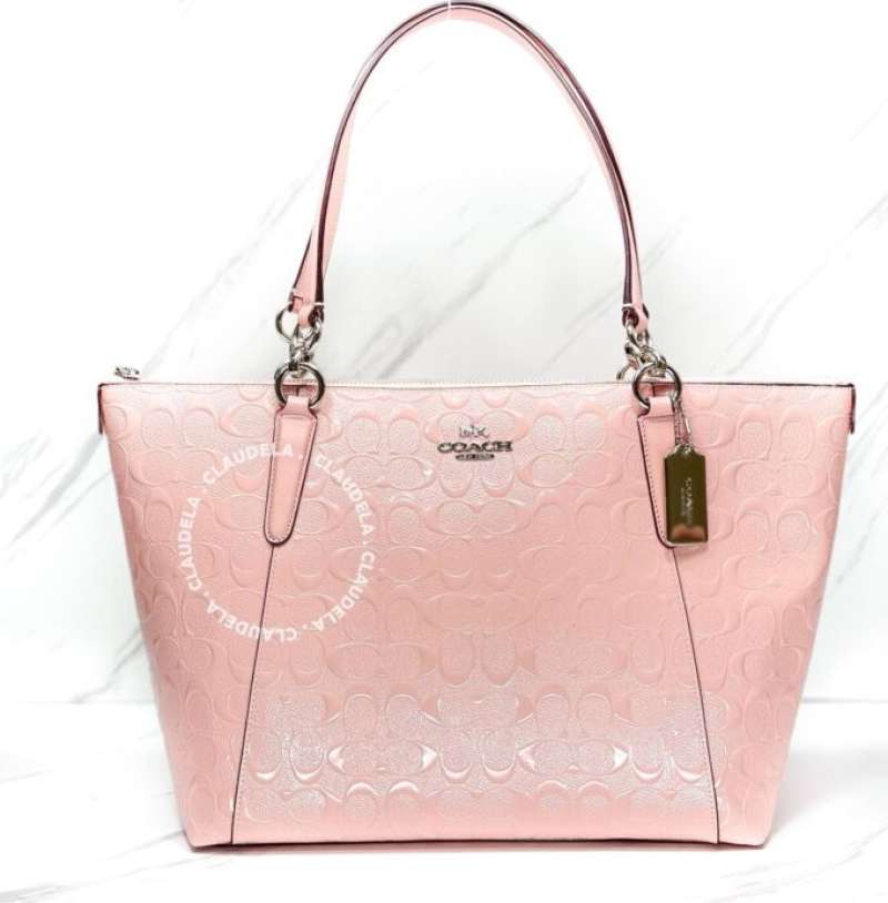 Coach ava tote shop pink