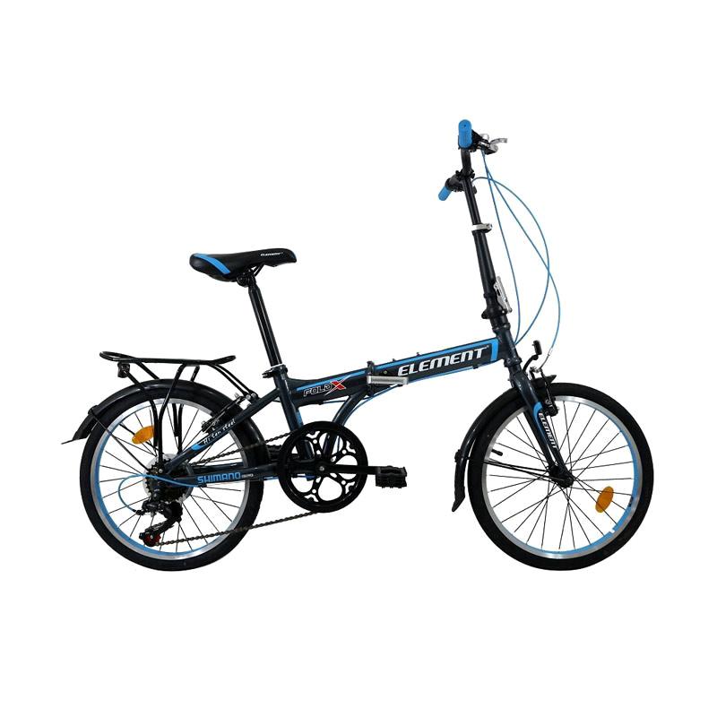 Jual Element Folding Foldx Sepeda Lipat Grey Blue Frame Hi Ten