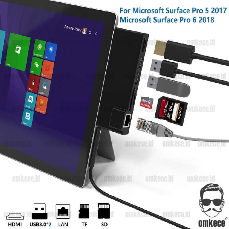 USB Hub Converter HDMI Surface Pro 