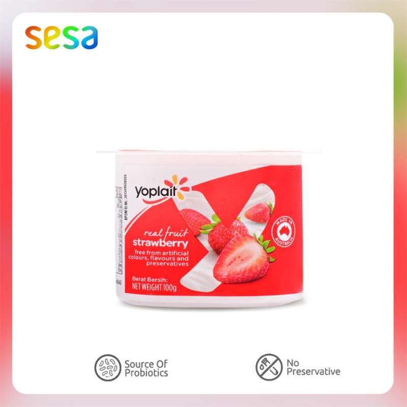 Yoplait Yogurt Strawberry 100g