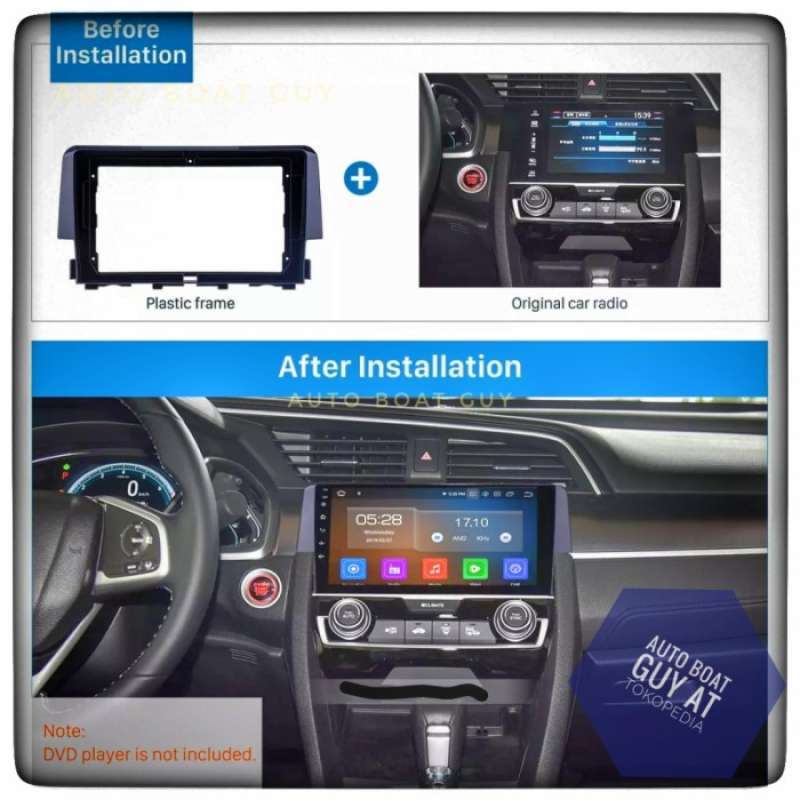 Frame Headunit Civic Turbo Android 
