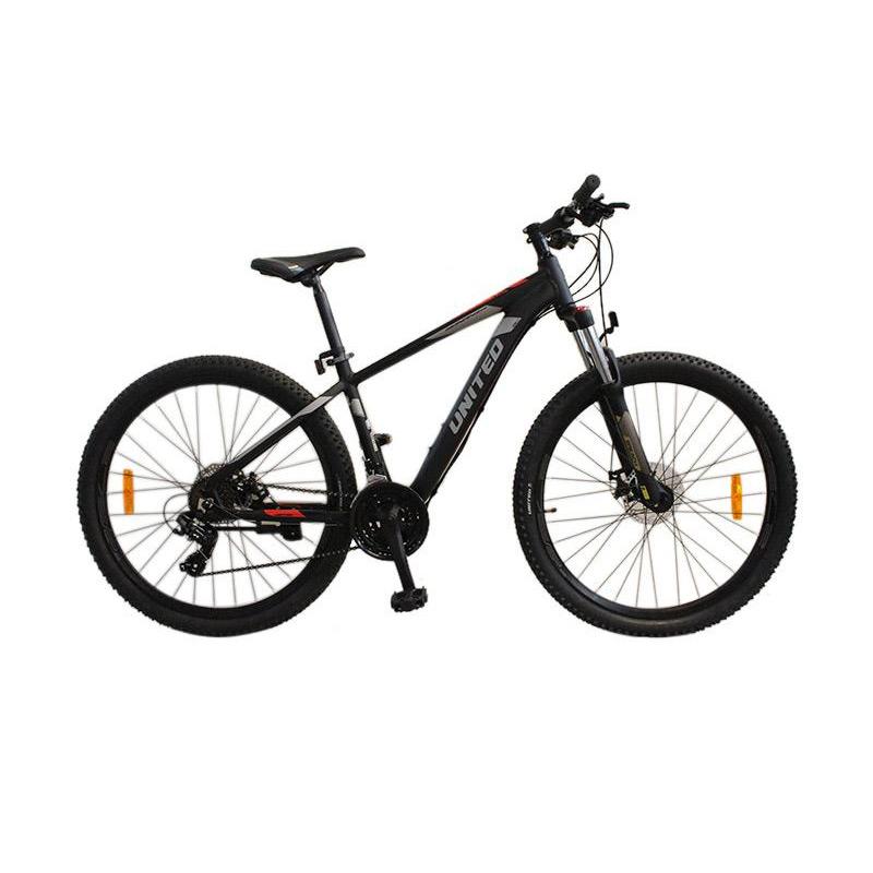 Jual United Monanza 4 00 Sepeda Mtb Black Murah Mei 2021 Blibli