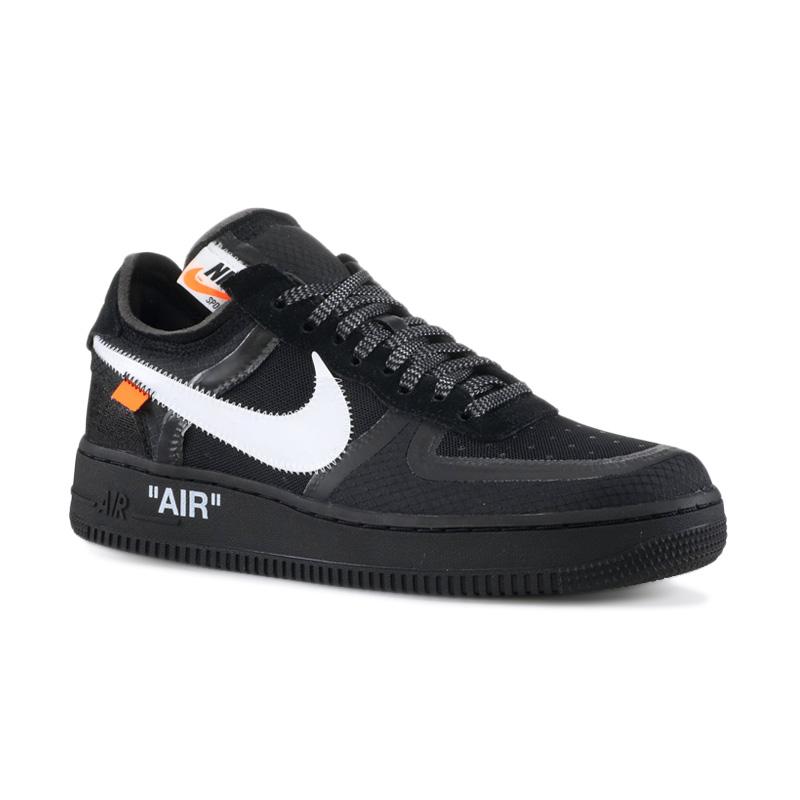 air force 1 low off white black