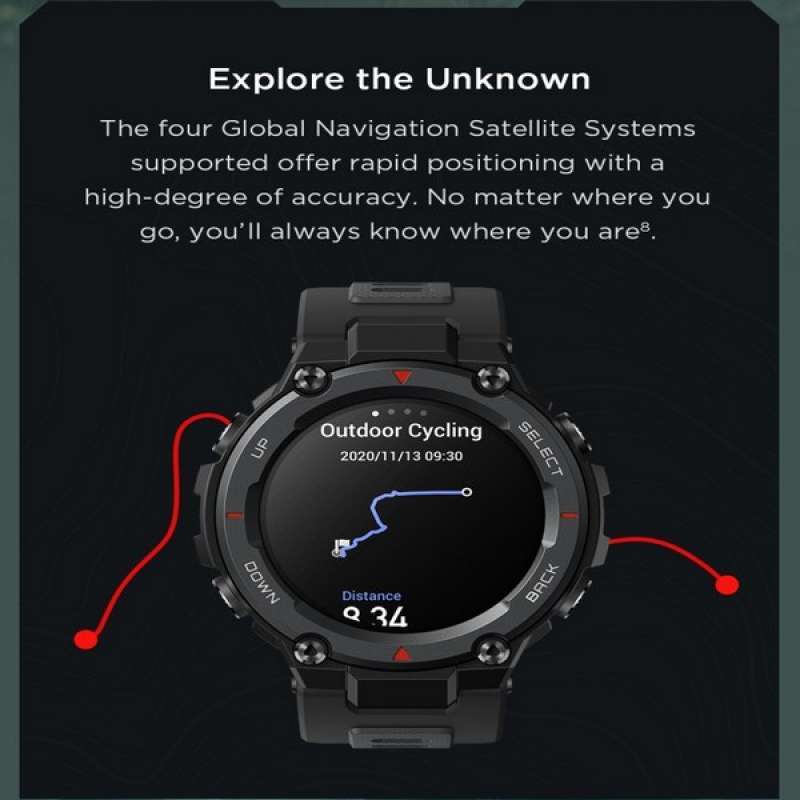 Promo Amazfit T-Rex Pro Smart Watch T Rex Smartwatch Military Grade 10 Atm  di Seller HoliDick - Kota Jakarta Barat, DKI Jakarta | Blibli