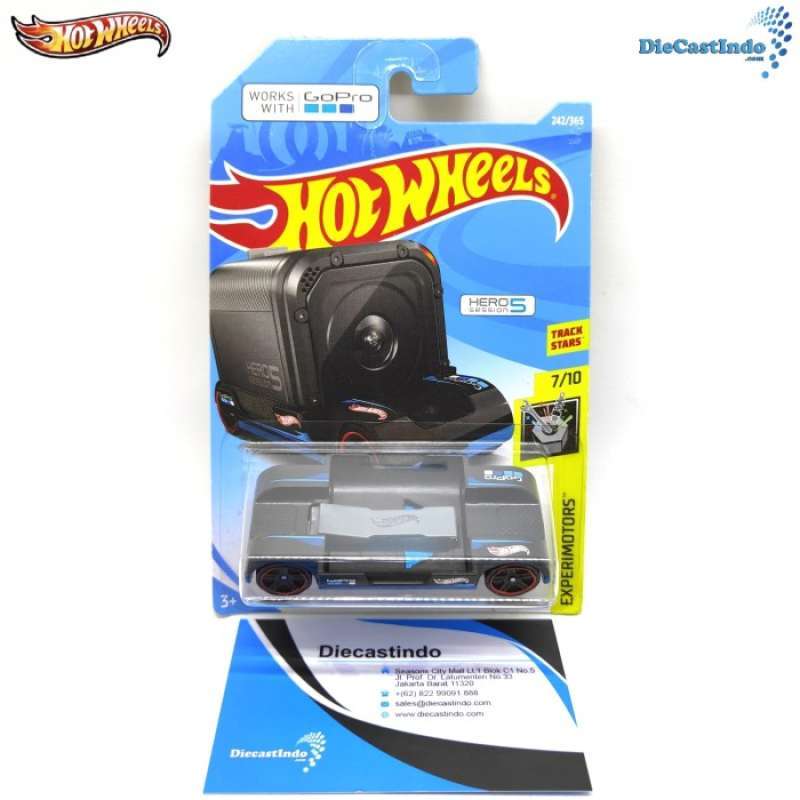 Jual Hotwheels Hot Wheels ZOOM IN EXPERIMOTORS Hitam GO PRO di