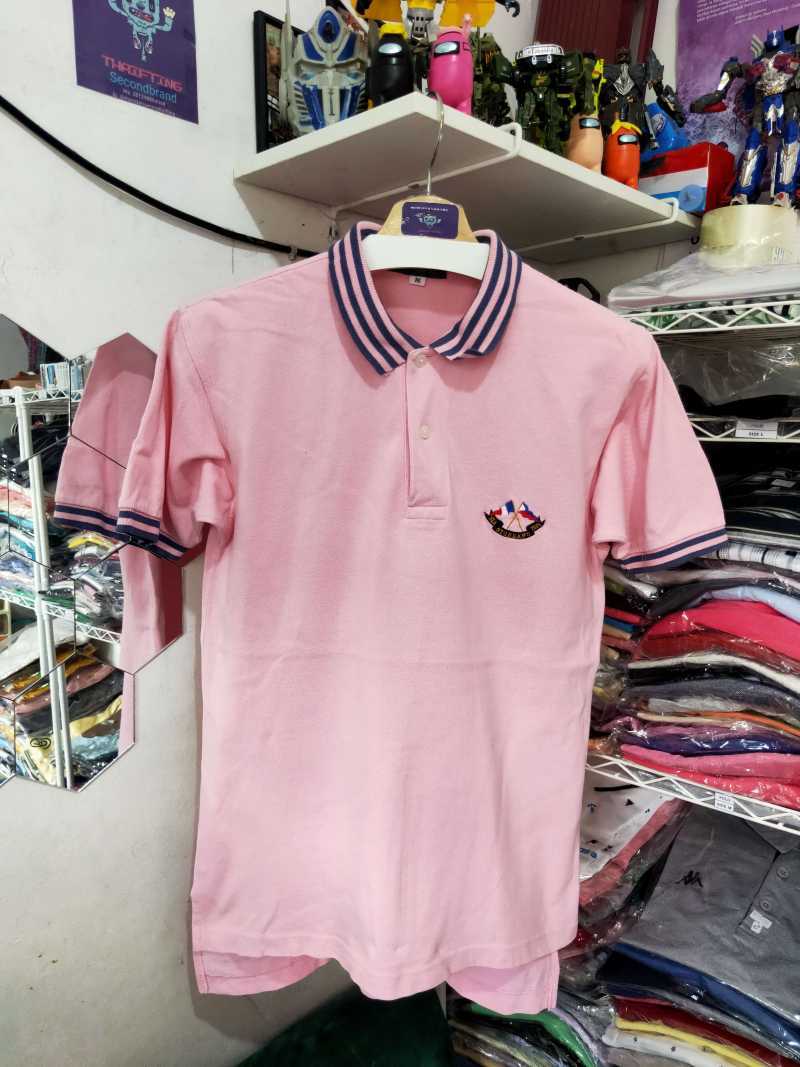 Jual Kaos Polo Giordano Pink Big Logo 