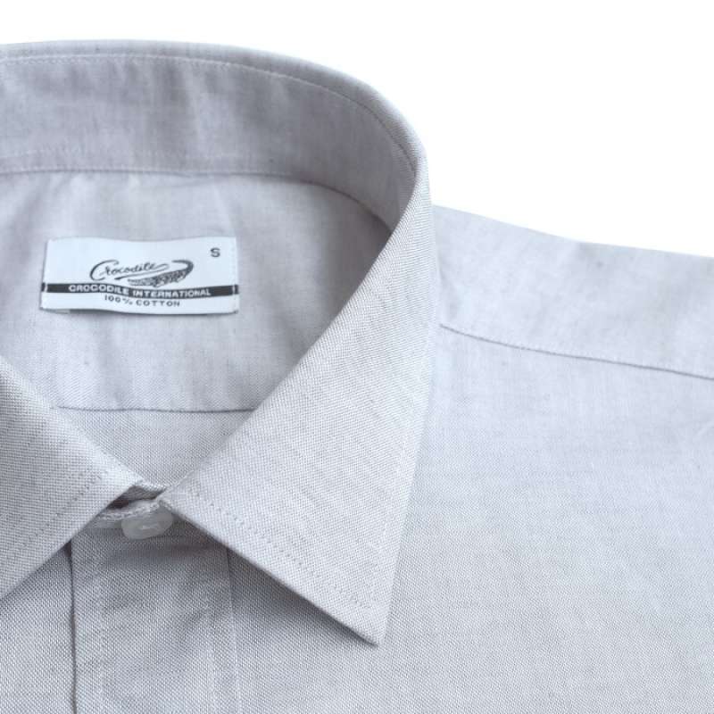 Jual BEST SALE Crocodile IBIS Grey - Men Shirt Kemeja Lengan ...