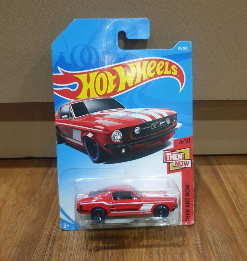 Hot wheels 67 mustang then and deals now
