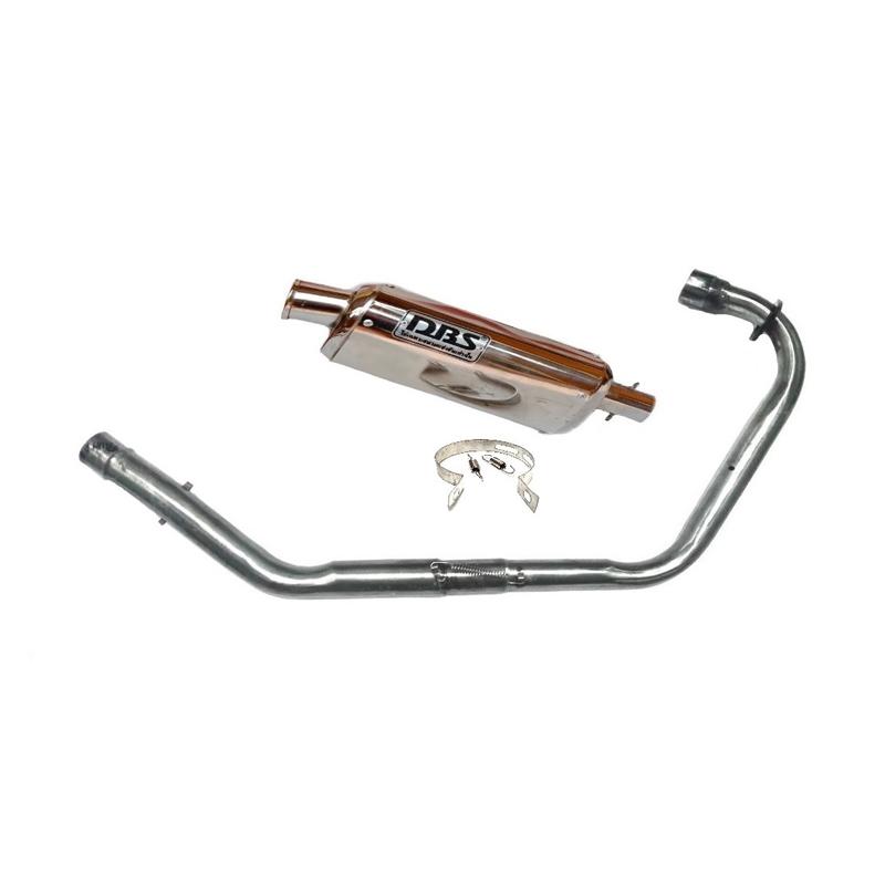 Jual Dbs Oval Knalpot Racing Motor For Honda Cs One Chrome