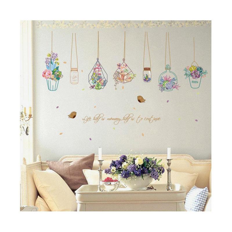 iit baby nursery drift bottle kids room wall sticker removable wall decoration