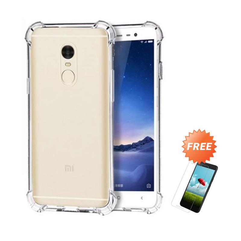Jual Oem Shockproof Casing For Xiaomi Redmi Note 3 5 5 Inch Clear Free Tempered Glass Online Desember 2020 Blibli
