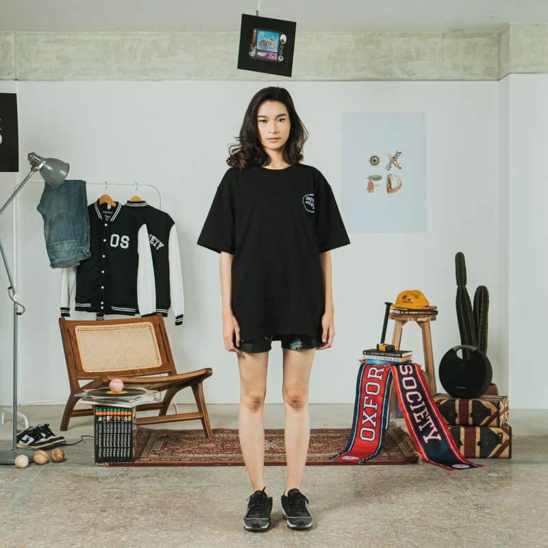 Jual Oxford Society x Resatio Succula Black T-Shirt for Adult ...