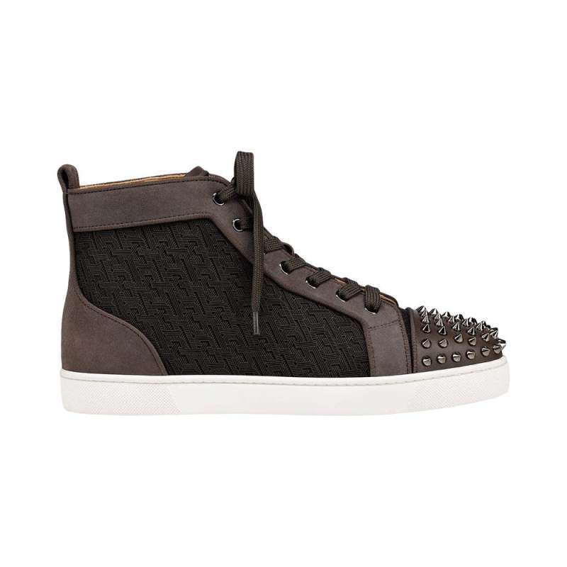 Jual Christian Louboutin Lou Spikes Orlato Calf Sneakers Ombre