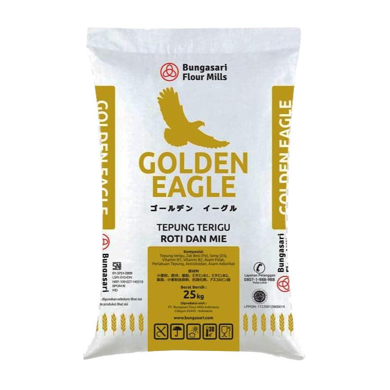 Bungasari Golden Eagle Tepung Terigu For Roti Mie 25 Kg