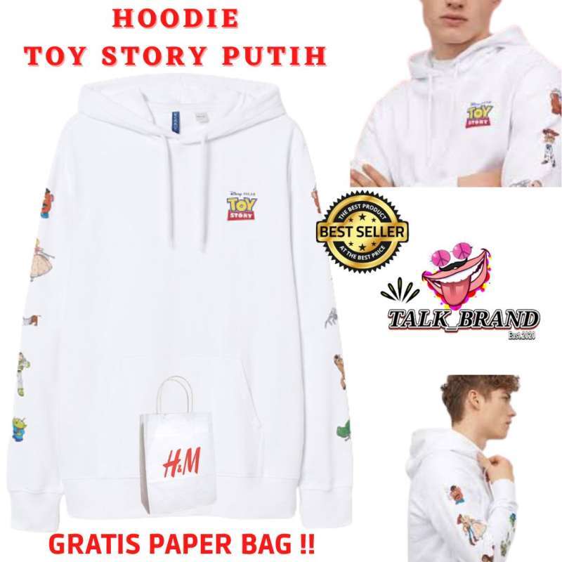 Promo Hoodie H m Toy Story Putih Free Paper Bag Hnm Full Tag Putih Xl Diskon 16 Di Seller Talk brand Cipinang Muara Kota Jakarta Timur Blibli