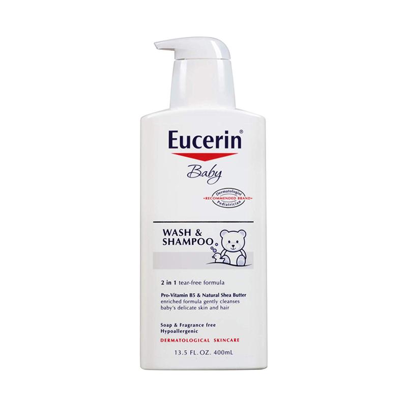 Jual Eucerin 2in1 Tear Wash And Shampoo Free Formula Baby 400 Ml