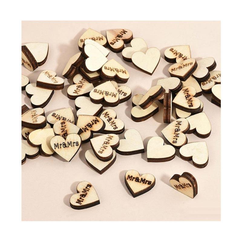 Jual Bluelans 3 Rustic Wooden Wood Love Heart Stars Wedding Table Scatter Decoration Crafts 100 Pcs Online Oktober 2020 Blibli Com