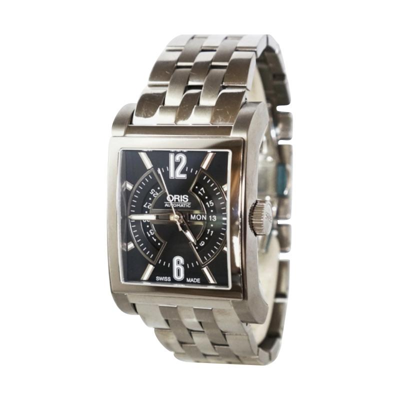 oris rectangular day date
