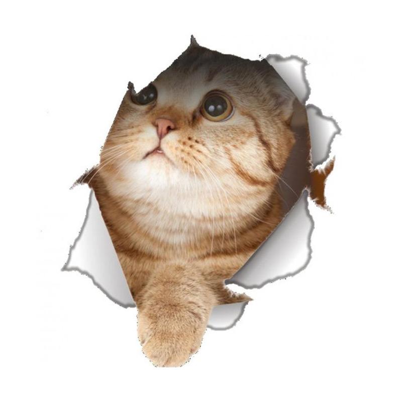 Jual Bluelans D Cute Cat Dog Pattern Toilet Lid Cover Decal Wall Art Sticker Bathroom Home Decor Online Januari 2021 Blibli