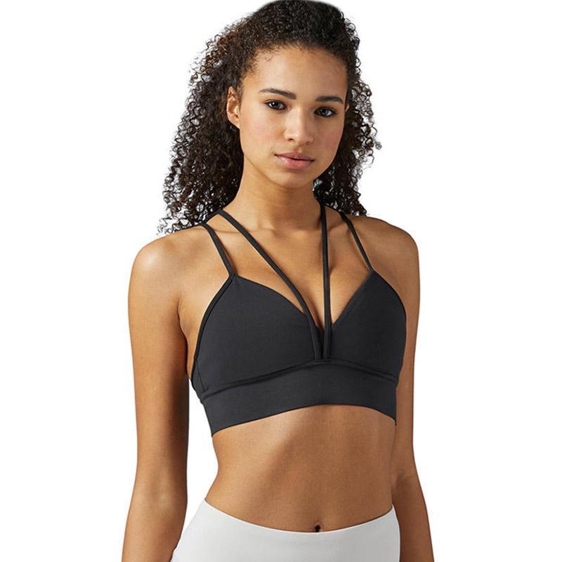 Reebok strappy sports bra clearance