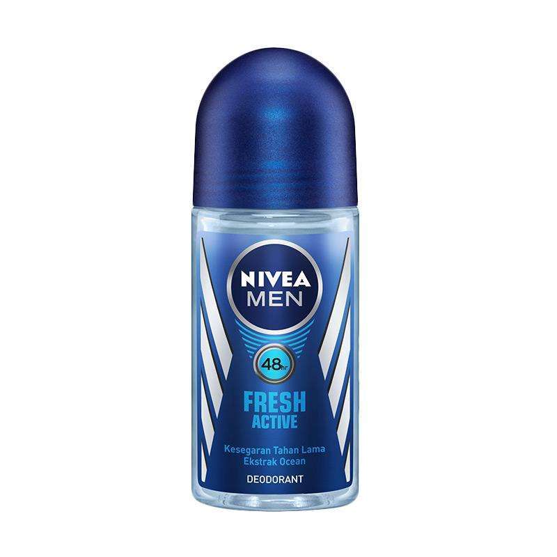 Jual NIVEA Men Deodorant Fresh Active Roll On 50ml Di Seller