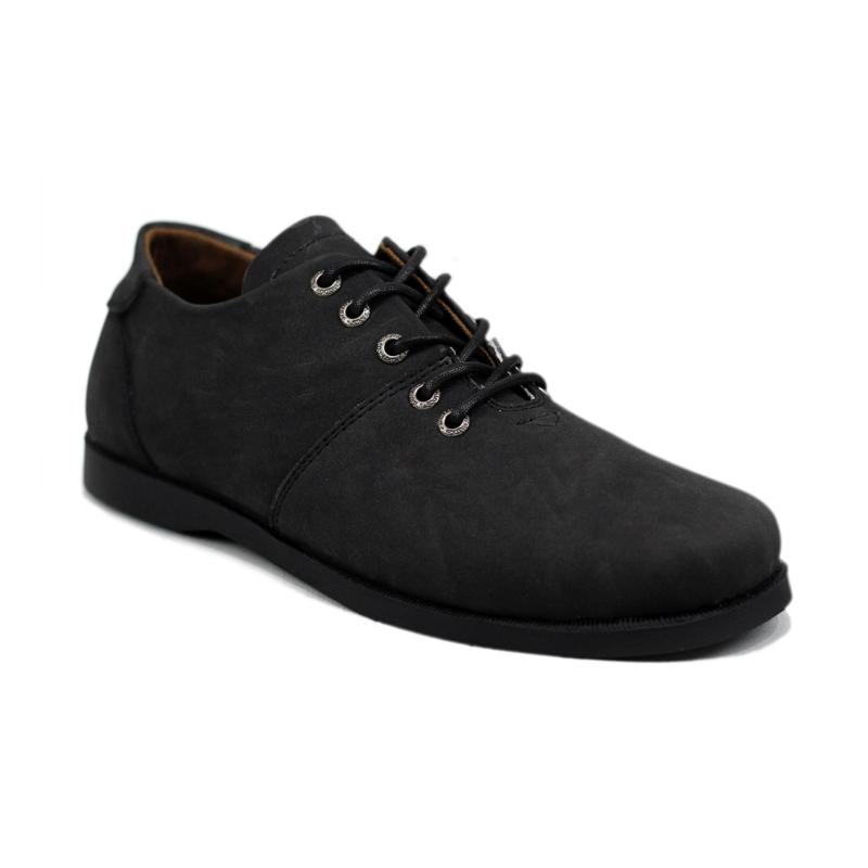 Jual Dr Faris Footwear Sepatu Casual Pria Hitam Original 02