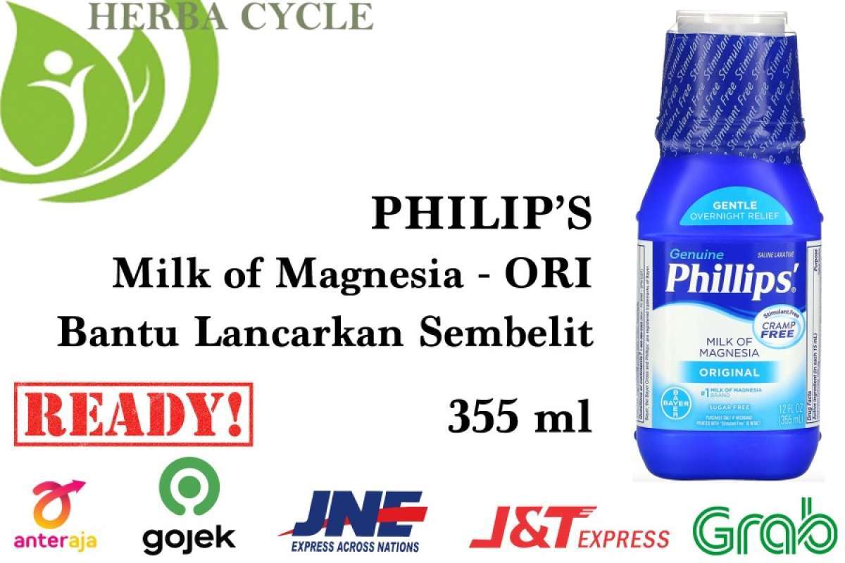 Jual Phillips Milk of Magnesia Original 355 ml Atasi Sembelit ...