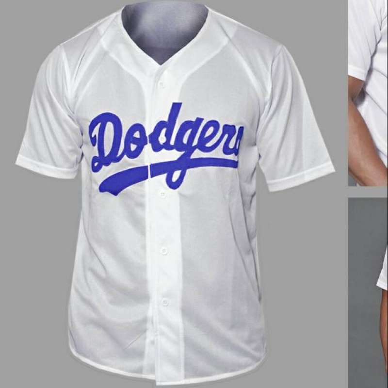 Promo Baju baseball dodgers putih Diskon 20% di Seller Dunia Aksesoris -  Karanganyar, Kota Bandung