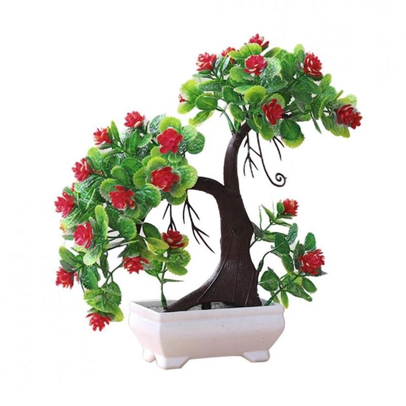 Jual Bluelans 1pc Artificial Tree Branch Fake Plant Flower Home Bluelans 1pc Artificial Tree Branch