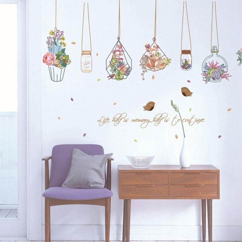 Bluelans Cartoon Flower Pot Basket Diy Wall Art Sticker Bedroom Bathroom Kids Room Decor Terbaru Juli 2021 Harga Murah Kualitas Terjamin Blibli