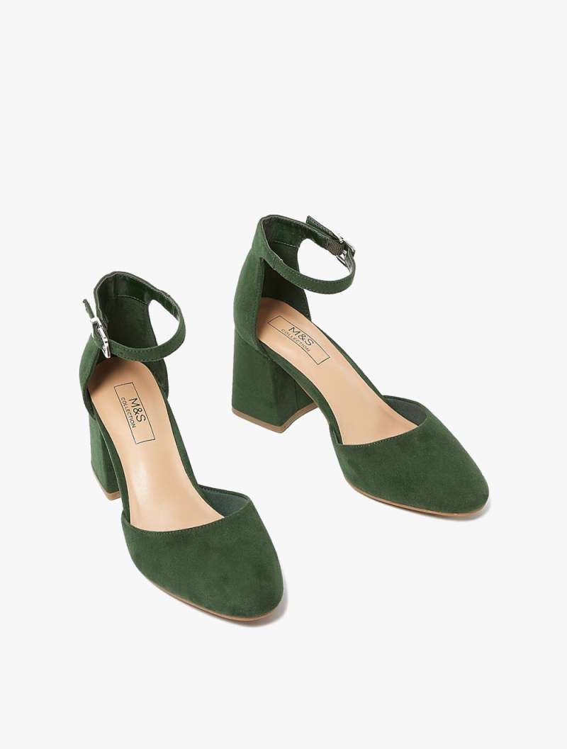Jual M\u0026S Sepatu Heels - Two Part Almond 