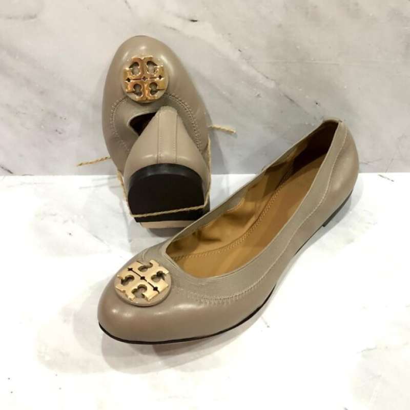 Tory burch minnie flats french gray shop