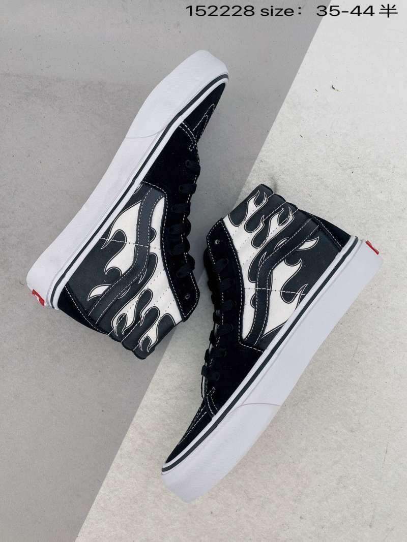 mens flame vans