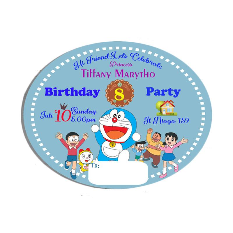 Jual Creative Printing Tema Doraemon Undangan Ulang Tahun Anak