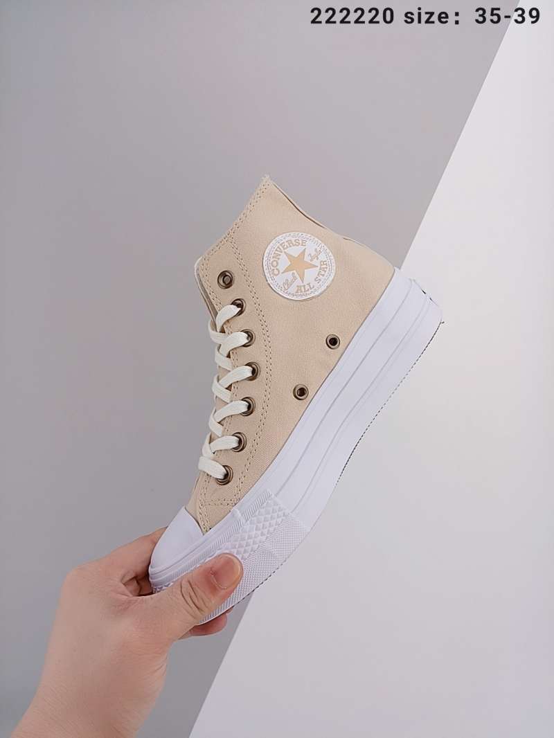 white thick bottom converse