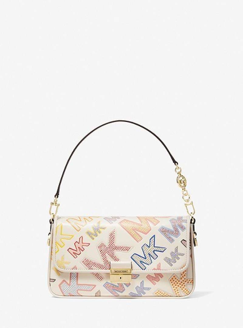 Logo Embossed Leather Convertible 