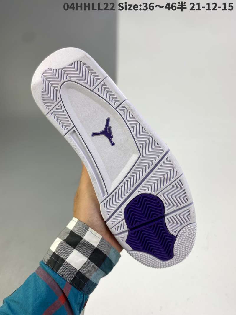 aj4 white purple