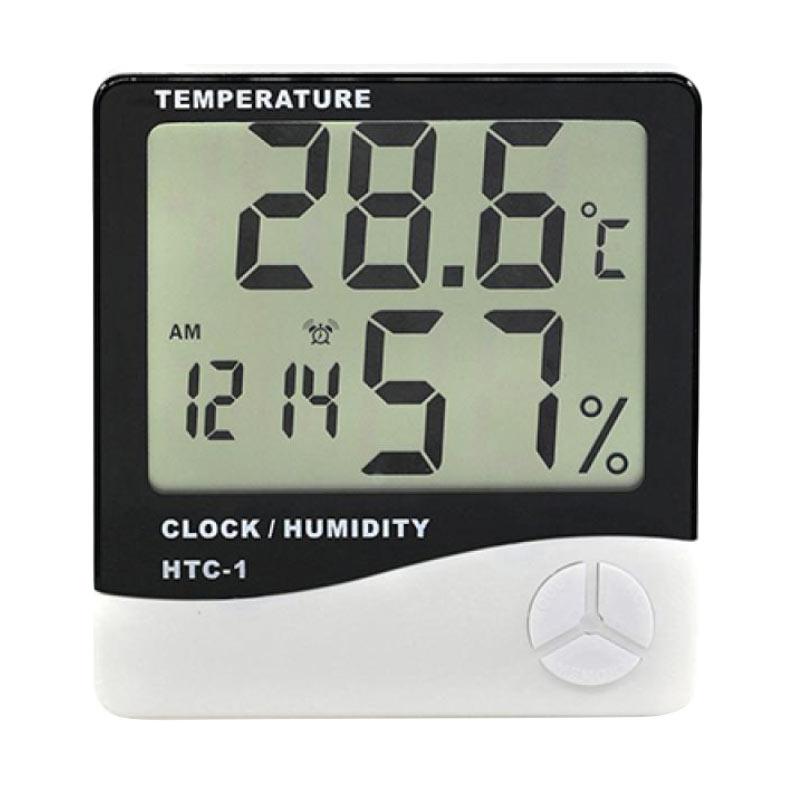Car Temperature Clock 3 in 1 Multifunctional Digital Clock Thermometer Calender Dispaly with LCD Backlight Air Vent Clip Mounted Blue Backlight Battery Not Included