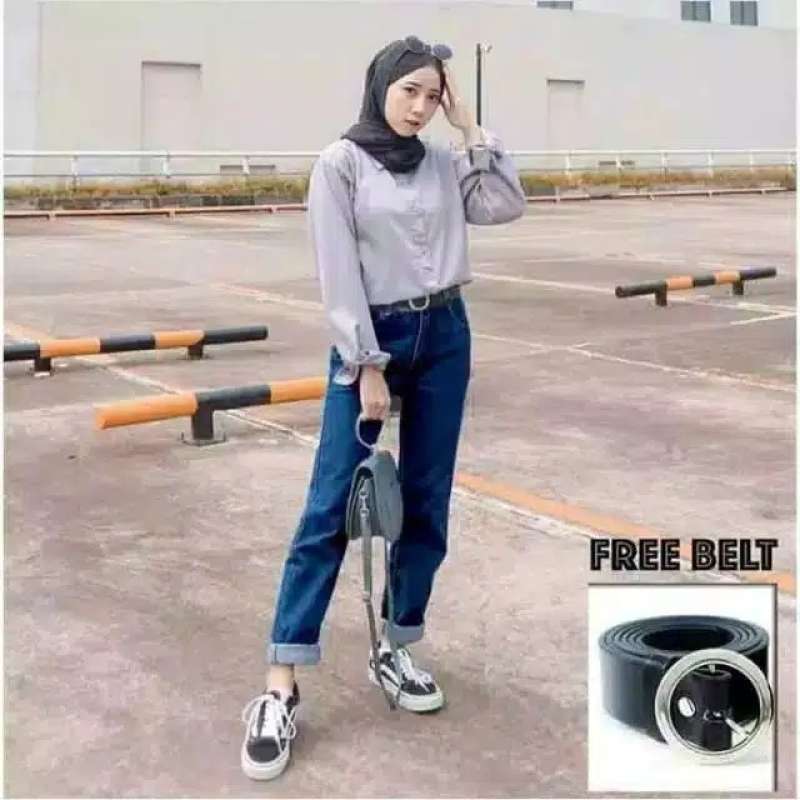 Promo BOYFRIEND JEANS NON STRETCH MURAH 