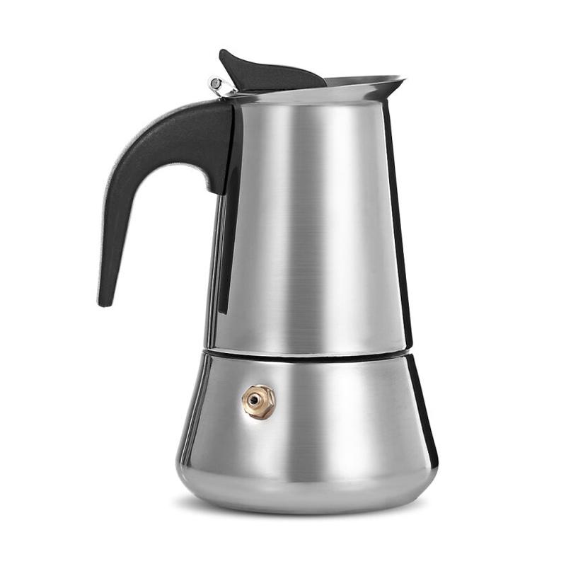 Jual Import Classic Espresso Maker Italian Style Stainless Steel Moka Pot For 6 Cup Online Oktober 2020 Blibli Com