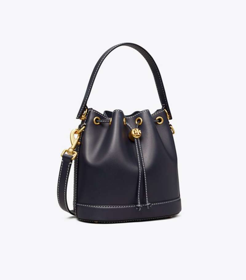 t monogram leather bucket bag