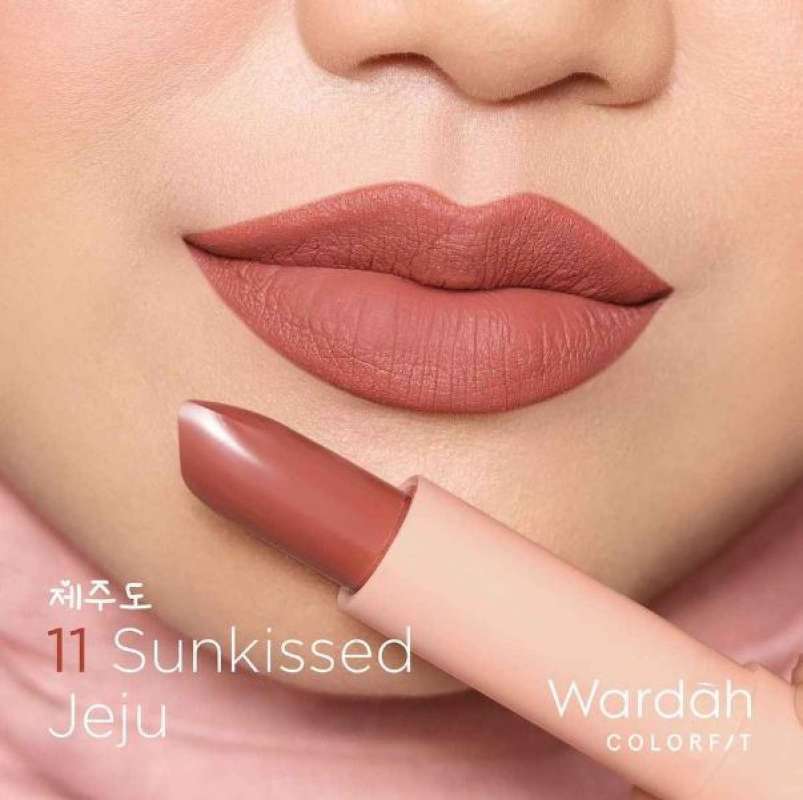 Promo Wardah Colorfit Ultralight Matte Lipstick No. 11 Sunkissed