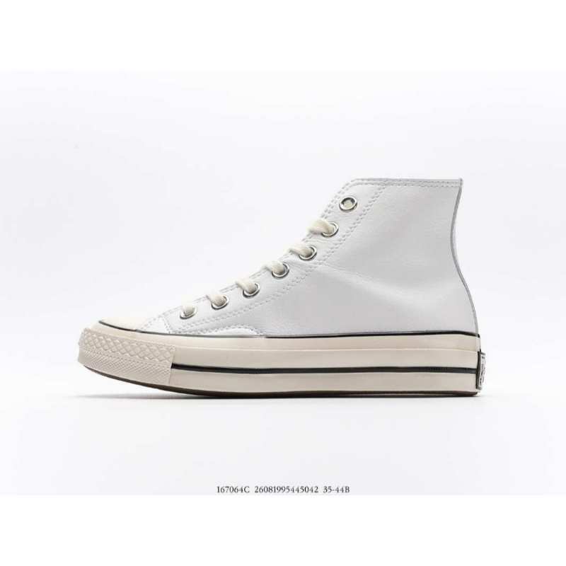 white leather chuck