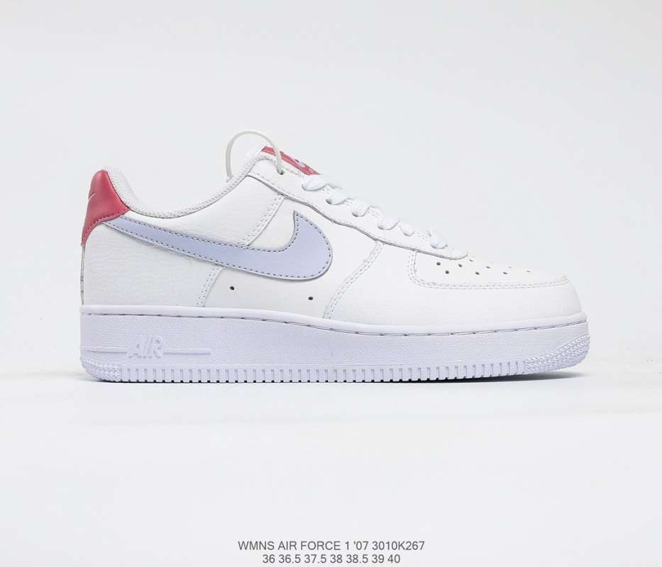 air force 1 low white red midsole