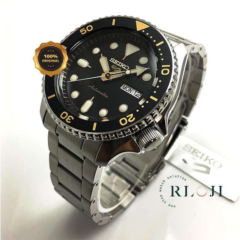 Promo SEIKO 5 Seiko5 Sports SRPD57 SRPD57K1 New Logo Automatic 24 Jewels  Black Dial Silver Stainless Steel Bracelet Jam Tangan Pria Men Original  Anti Air di Seller RLOJI OFFICIAL STORE - Kota Surabaya, Jawa Timur | Blibli