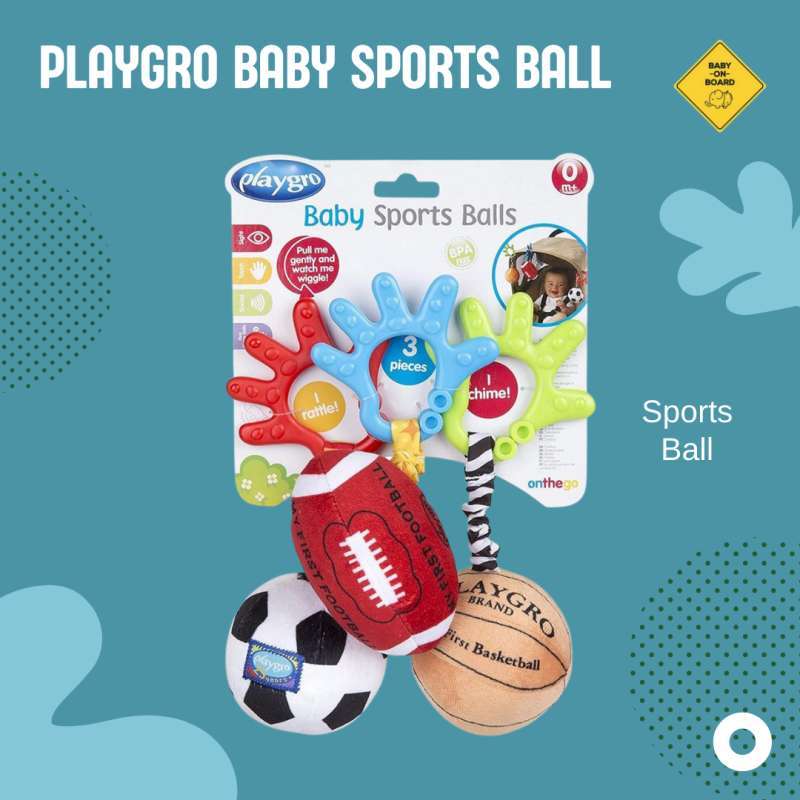 Playgro baby sports balls deals